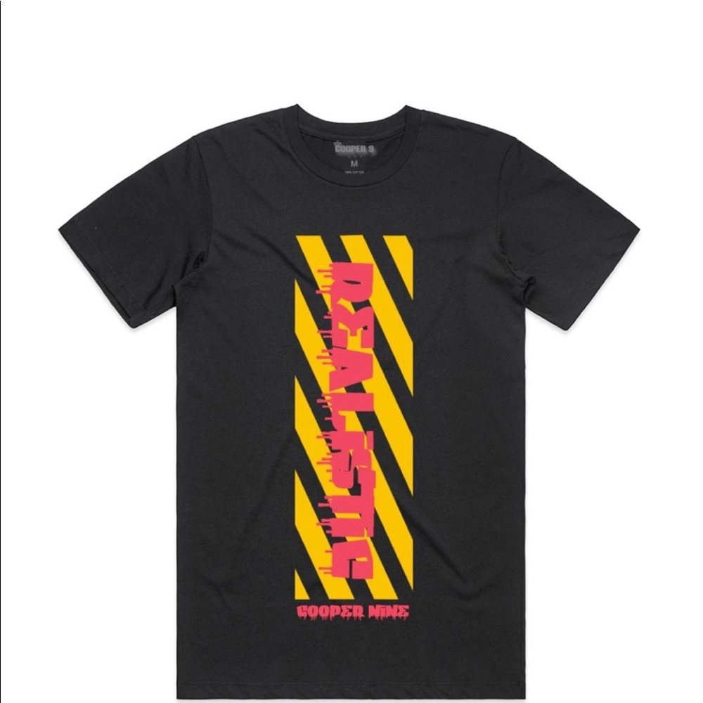 "Realistic" Graphic Tee Black